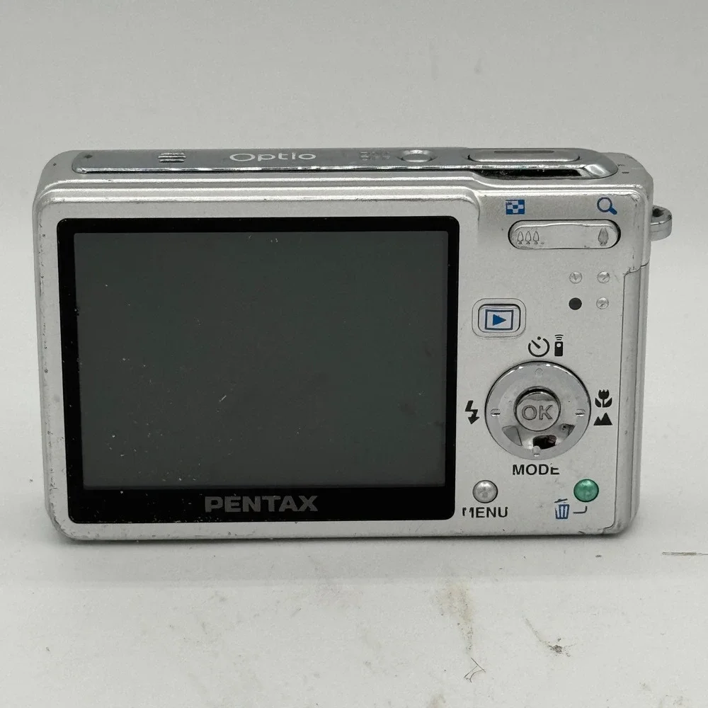 Pentax Optio L20 Silver Digital Camera 7.0MP 3x Optical Zoom Compact Tested